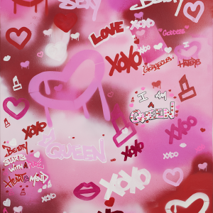 STAY SEXY PATTERN "XOXO"